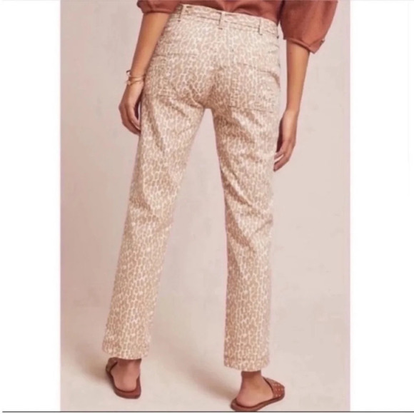 Anthropologie Wanderer Belted Straight Leg Utility Pants NWT - Picture 2 of 7
